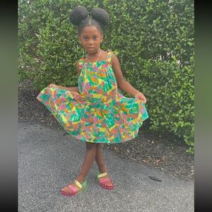 Cat & Jack Colorful Geometric Kids Dress